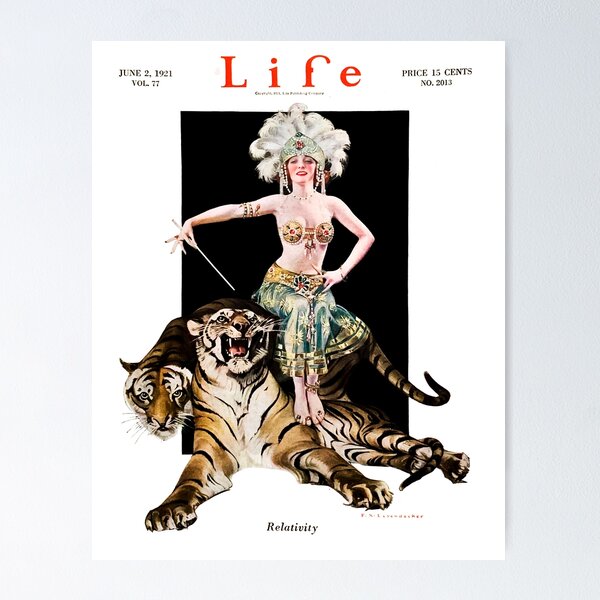 Item preview,  Vintage Life Cover Illustration Poster Relativity Cover Art by Leyendecker for Life Magazine designed and sold by TeeARTHY.