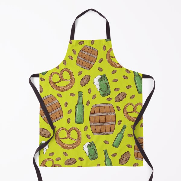 Item preview, Pretzels and Beer Oktoberfest Pattern (Lime) designed and sold by Geo De la Cruz.