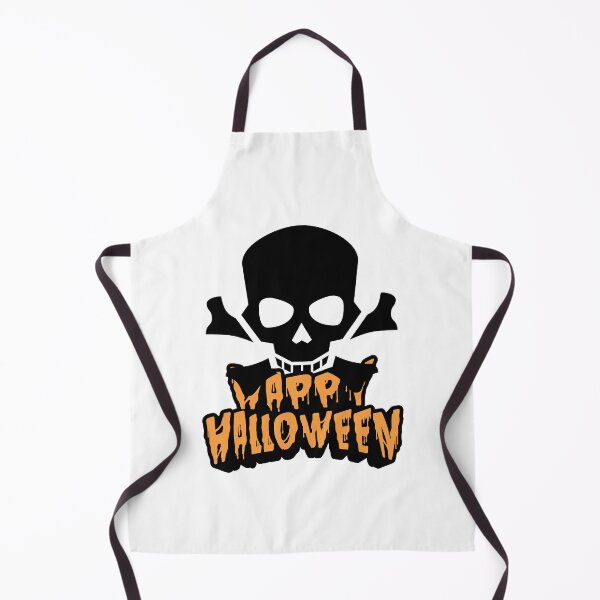 Item preview, Happy Halloween Skull and Crossbones Design designed and sold by WBP Mart.