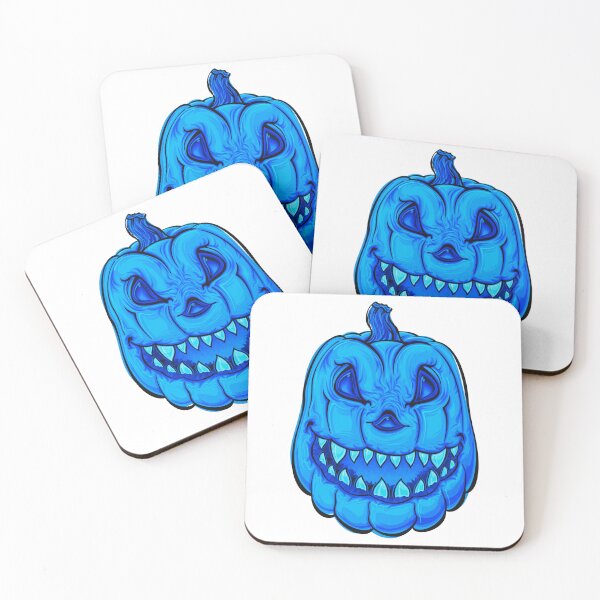 Item preview, Blue Scary Pumpkin, Halloween Pumpkin designed and sold by Dven-Clothes.