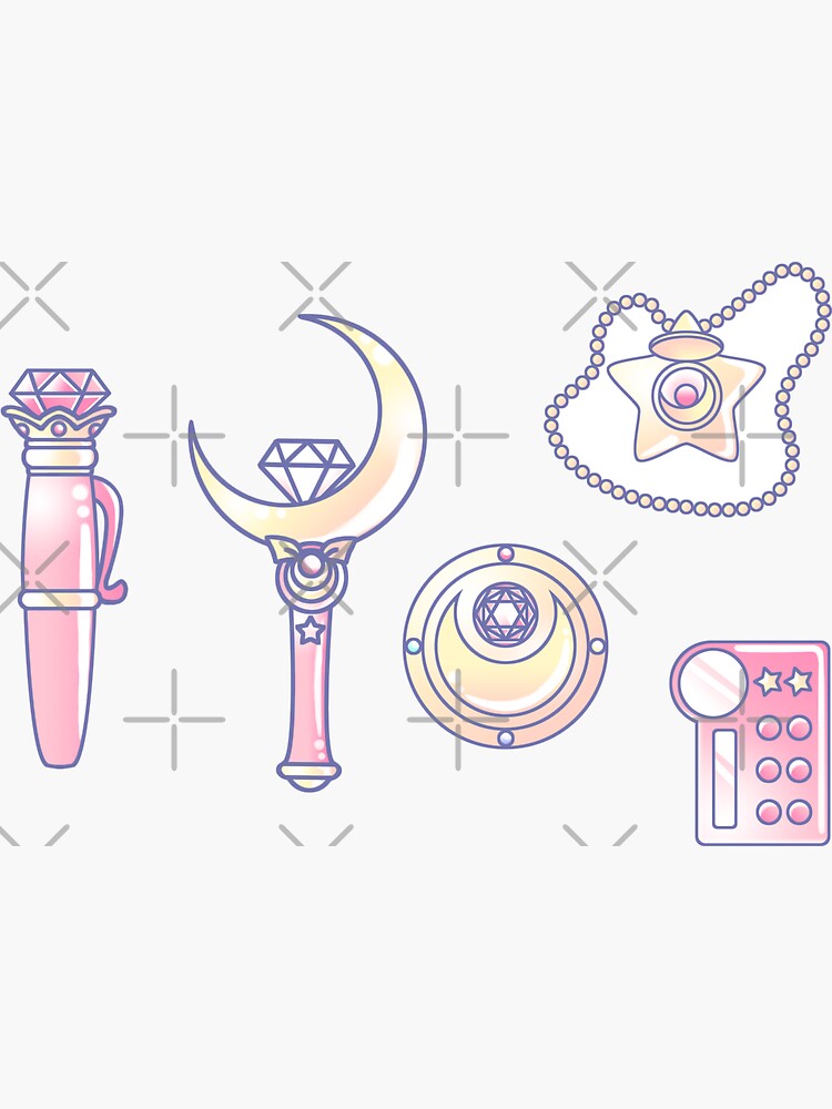 Sailor Moon moon stick Art Print for Sale by odanaesset