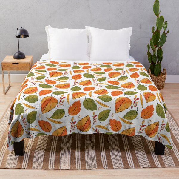 Item preview, Autumn Falling Leaves - Seamless Pattern designed and sold by DebbisPalette.