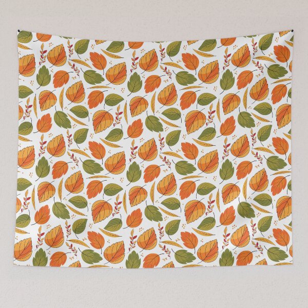 Item preview, Autumn Falling Leaves - Seamless Pattern designed and sold by DebbisPalette.