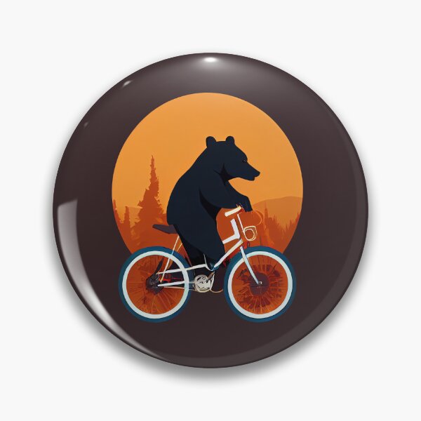 Item preview, Bear Riding a Bike designed and sold by ThePurpleMelon.