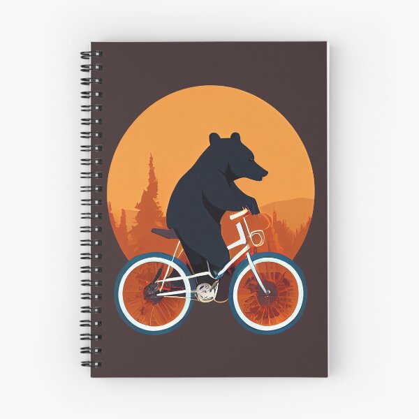 Item preview, Bear Riding a Bike designed and sold by ThePurpleMelon.