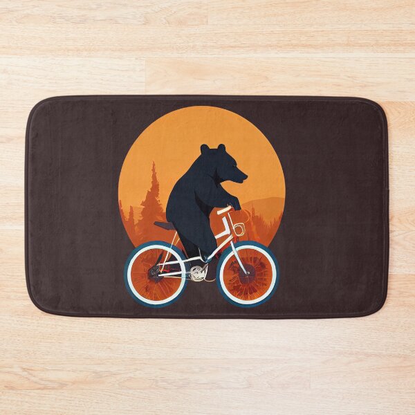 Item preview, Bear Riding a Bike designed and sold by ThePurpleMelon.