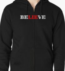 CROIRE / LIE Veste zippée à capuche