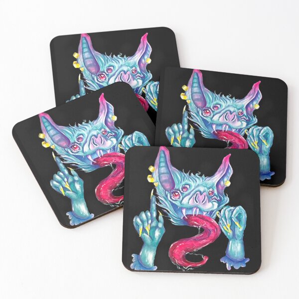 Item preview, Neon Bat Print designed and sold by Skryble.