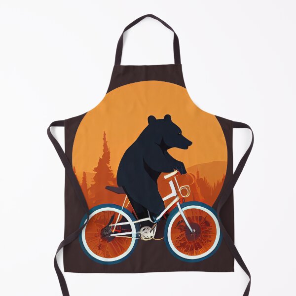 Item preview, Bear Riding a Bike designed and sold by ThePurpleMelon.