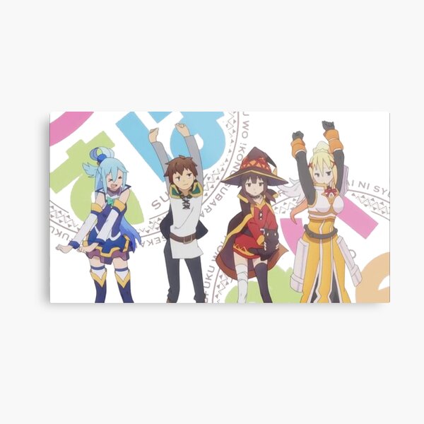Konosuba 4 Metal Print