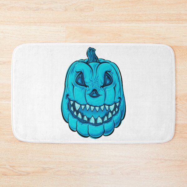 Item preview, Turquoise Scary Pumpkin, Halloween Pumpkin designed and sold by Dven-Clothes.