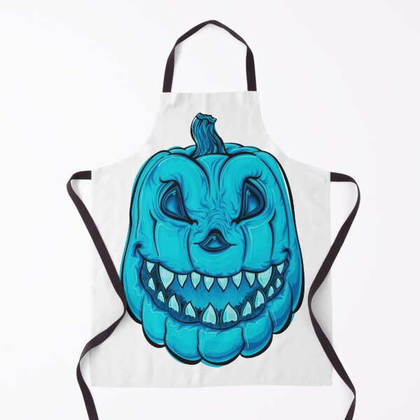 Item preview, Turquoise Scary Pumpkin, Halloween Pumpkin designed and sold by Dven-Clothes.
