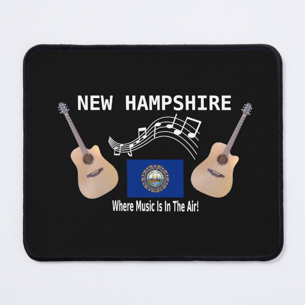 Item preview, New Hampshire Acoustic Guitar Shirt designed and sold by GuitarNuts.
