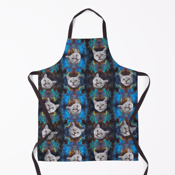Item preview, Crazy funny white cat pattern designed and sold by Mirarima.