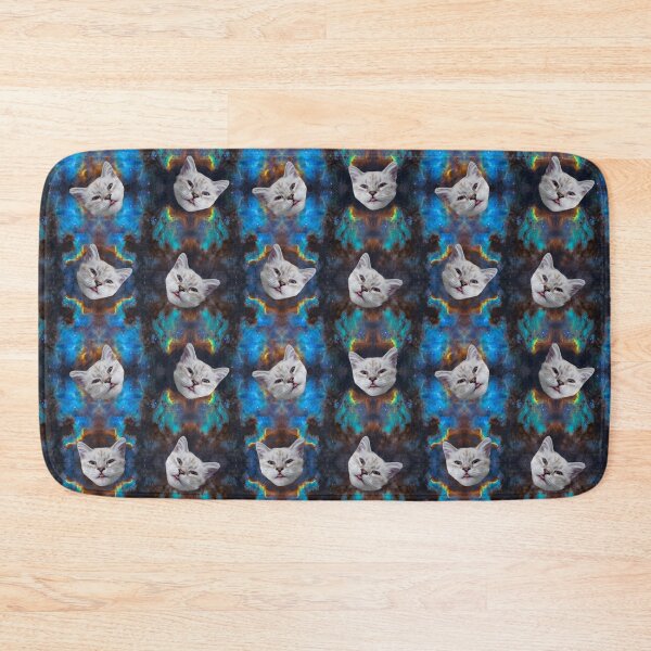 Item preview, Crazy funny white cat pattern designed and sold by Mirarima.