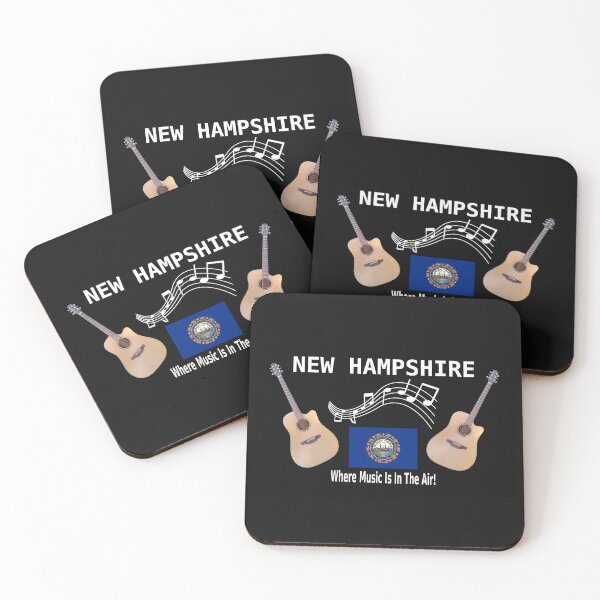 Item preview, New Hampshire Acoustic Guitar Shirt designed and sold by GuitarNuts.