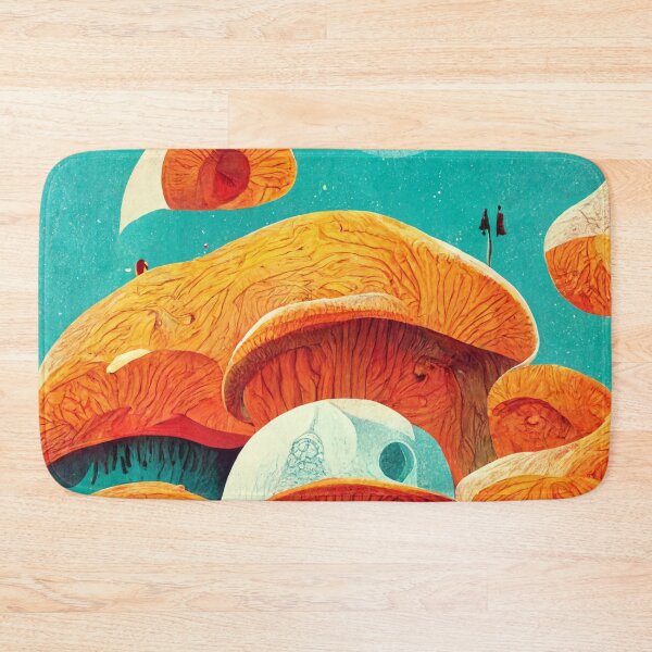 Item preview, Mushroom House. Abstract Illustration designed and sold by Wavesbender.