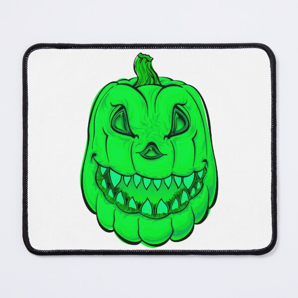 Item preview, Green Scary Pumpkin, Halloween Pumpkin designed and sold by Dven-Clothes.