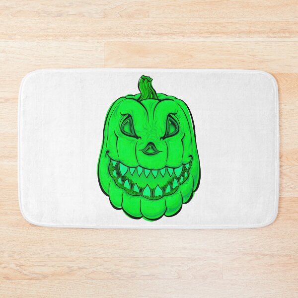 Item preview, Green Scary Pumpkin, Halloween Pumpkin designed and sold by Dven-Clothes.