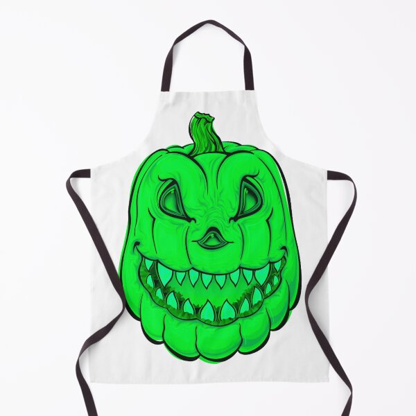 Item preview, Green Scary Pumpkin, Halloween Pumpkin designed and sold by Dven-Clothes.