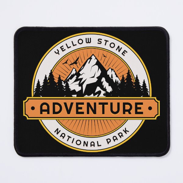 Item preview, Yellowstone National Park Badge designed and sold by AnimalLover4eva.