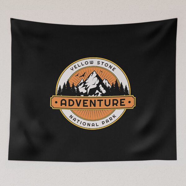 Item preview, Yellowstone National Park Badge designed and sold by AnimalLover4eva.