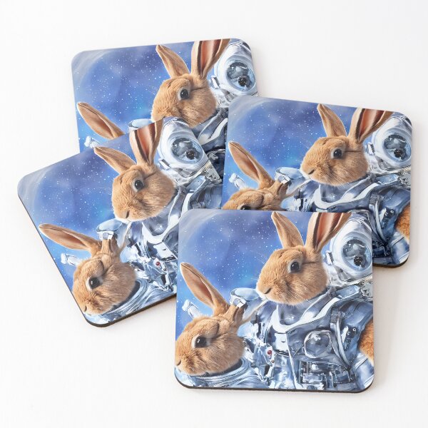 Item preview, Space Furros, Rabbit Furry Astronauts, Galaxy Collection designed and sold by SpektroDesign.