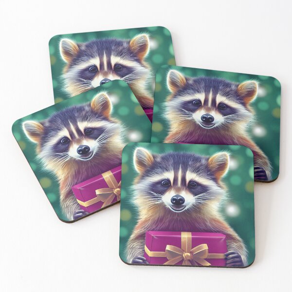Item preview, Christmas Raccoon - Perfect For Animal Lovers designed and sold by ChristmaSpecial.