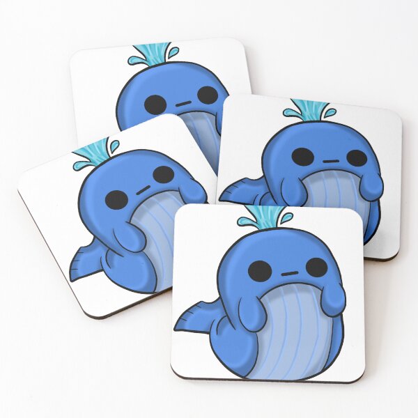 Item preview, Unpleased chibi whale designed and sold by MoniiBeann.