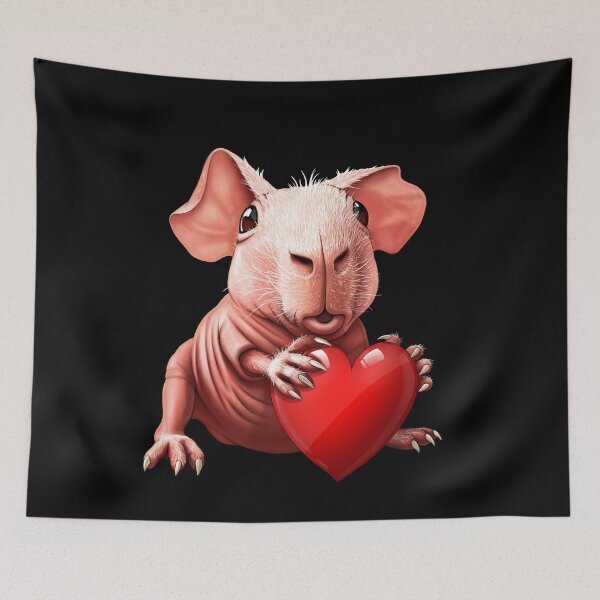 Item preview, Guinea Pig Skinny Pig Herzchen designed and sold by FD-Design.