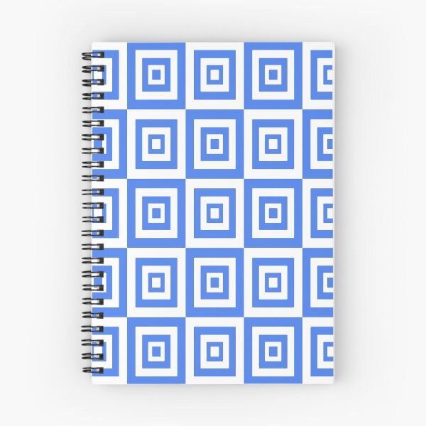 Item preview, Abstract geometric pattern - blue and white. designed and sold by K.S ART.