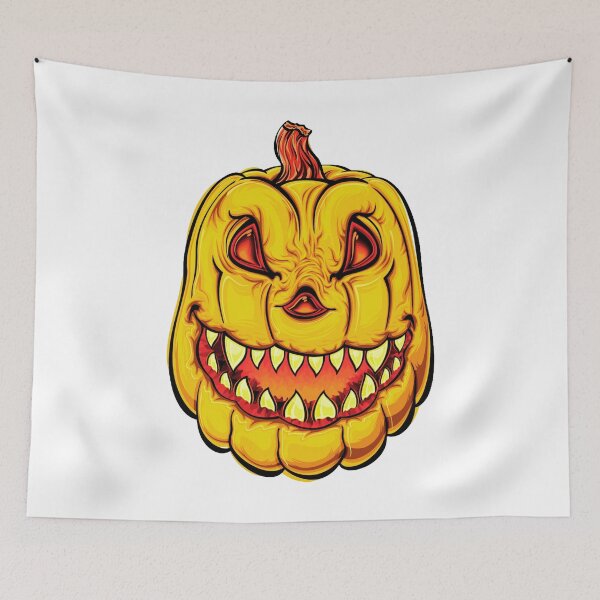 Item preview, Yellow Scary Pumpkin, Halloween Pumpkin designed and sold by Dven-Clothes.