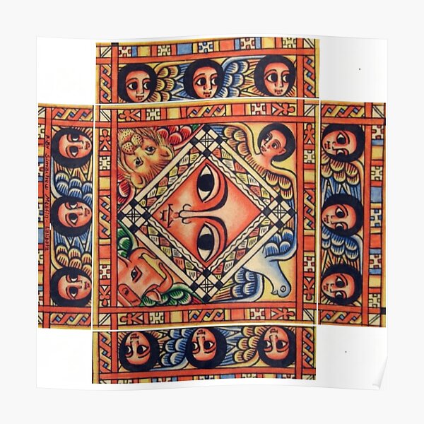 "The angels Ethiopian art" Poster for Sale by ramyen Redbubble