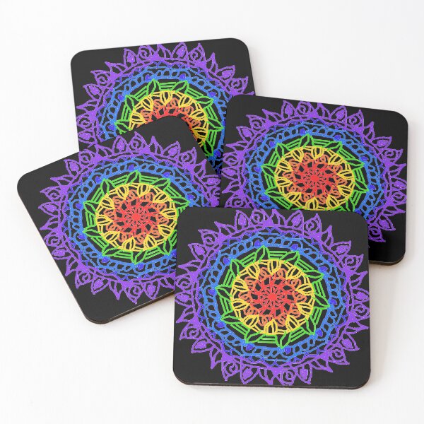 Item preview, Rainbow Mandala designed and sold by ElisianArts.