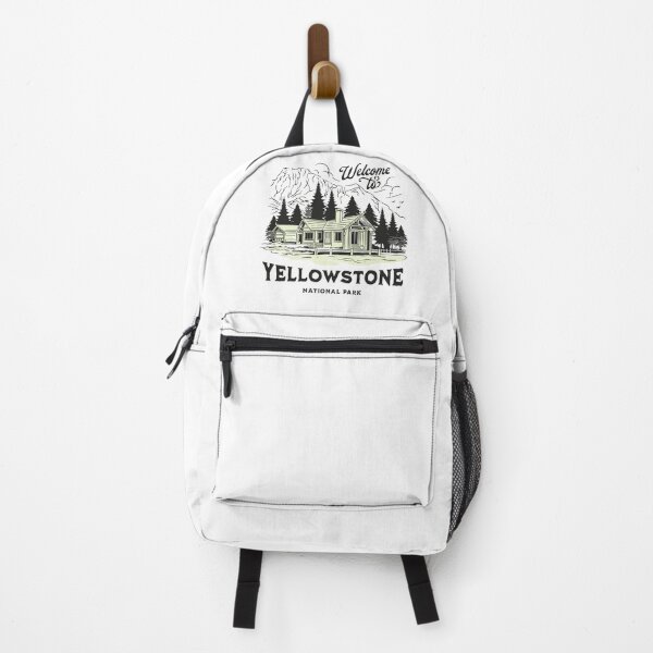 Item preview, Yellowstone National Park Mountain Range Drawing designed and sold by AnimalLover4eva.