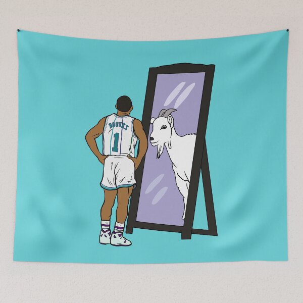Item preview, Muggsy Bogues Mirror GOAT designed and sold by RatTrapTees.