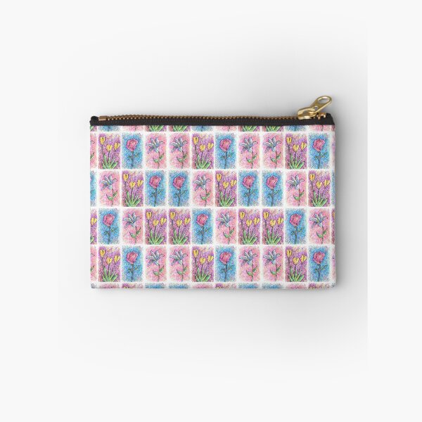 Item preview, Nursery Flowers Repeating Pattern - Rose, Lily, Tulip designed and sold by Kitslam Art.