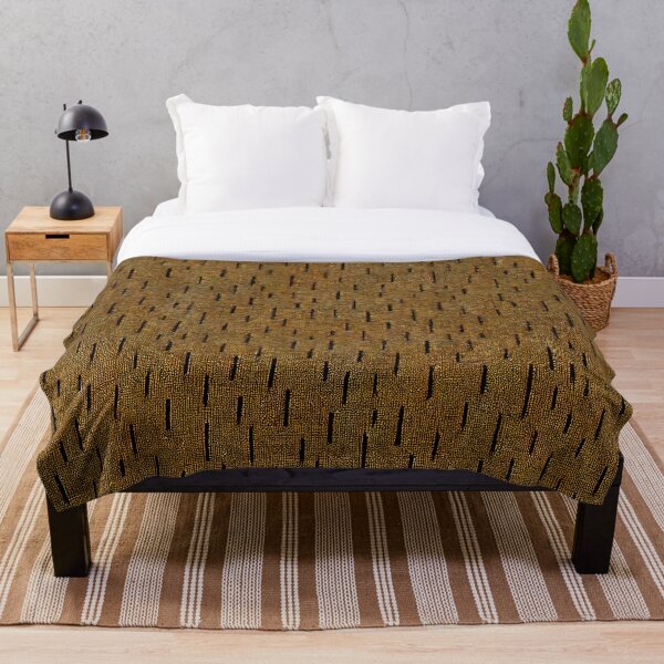 Aperçu de l'œuvre Design primitif moderne à motif de rayures rustiques simples noir et marron créée et vendue par CrowBerryCream.