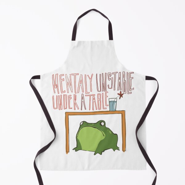Item preview, Mentally unstable under a table frog designed and sold by June-Bug-.