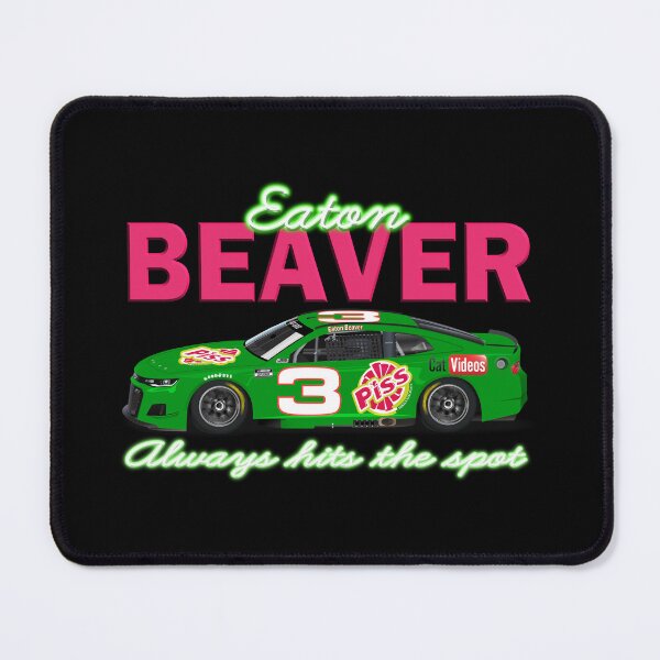Item preview, Eaton Beaver- Vintage Style Race Car Driver Design designed and sold by DesignsByDaddy.