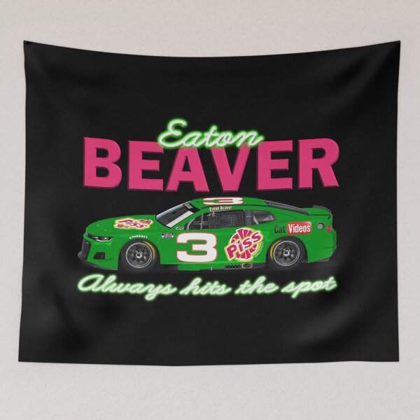 Item preview, Eaton Beaver- Vintage Style Race Car Driver Design designed and sold by DesignsByDaddy.