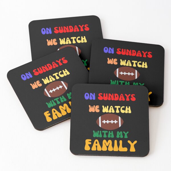 Item preview, On Sunday we watch football with my family- OMG! Sunday The best Sunday Football Ever! designed and sold by JOY STORE 45.