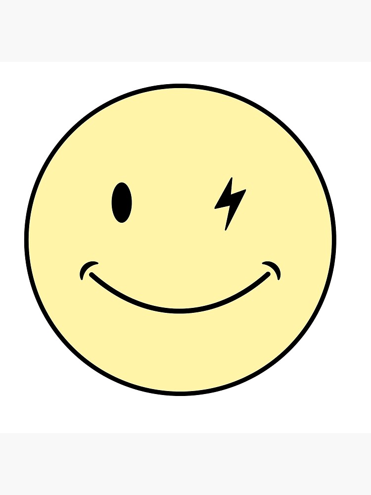 "Preppy Smiley Face" Poster for Sale by designhalo | Redbubble