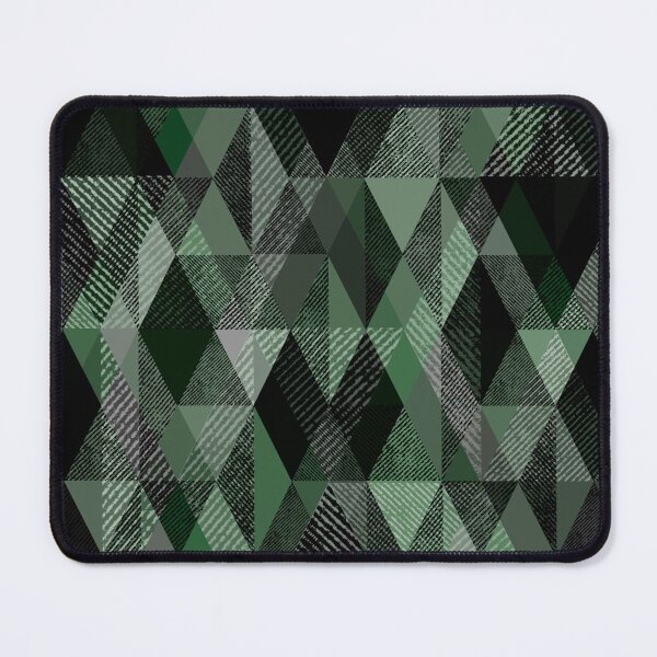 Item preview, Green textured rhombic pattern. designed and sold by marinaklykva.