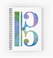 Alto clef Spiral Notebook