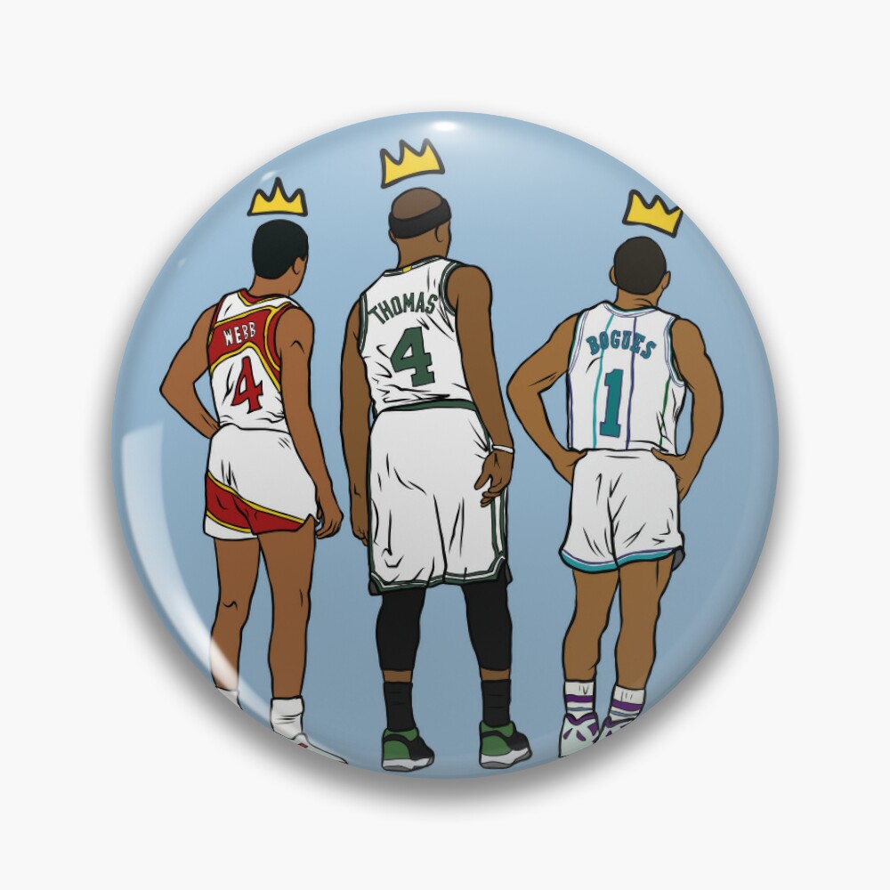 Short Kings Spud Webb, Isaiah Thomas, Muggsy Bogues Basketball T