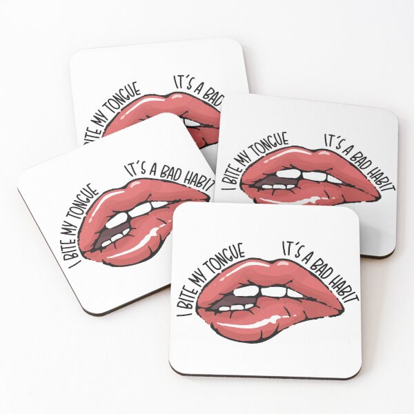 Item preview, I bite my tongue  designed and sold by HarrisonDesign.