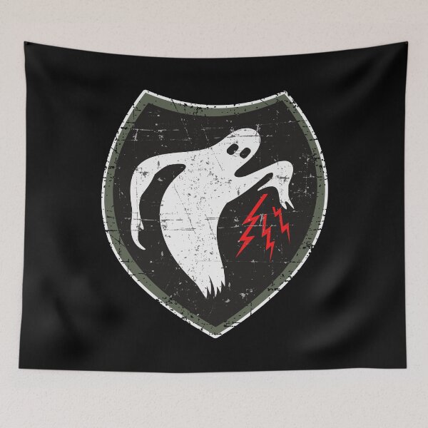 Item preview, US Army - Patton’s Ghost Army insignia - WB - Grunge Style  designed and sold by pzd501.