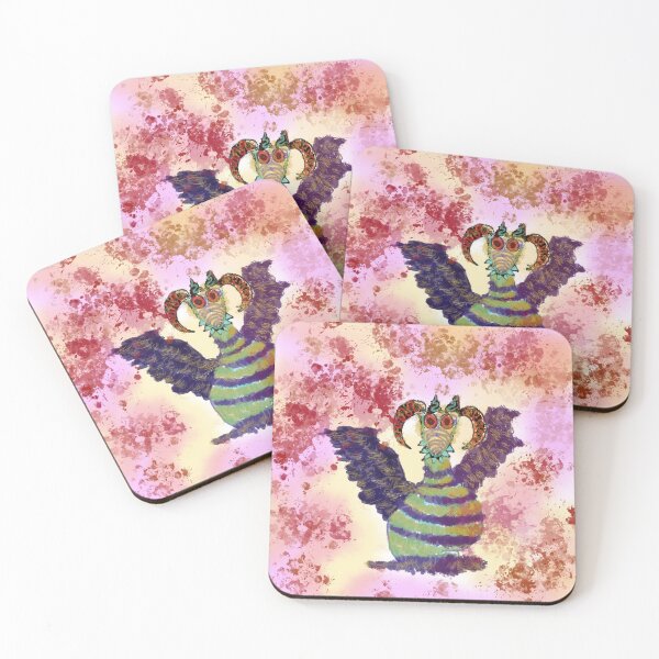 Item preview, Striped Monster with Wings  designed and sold by awack42.