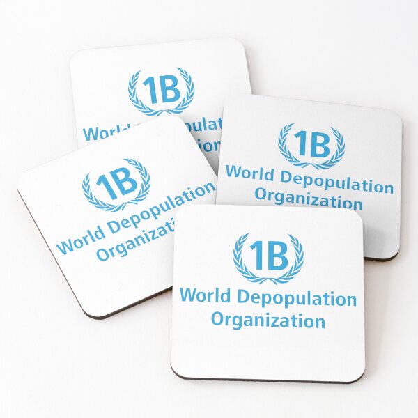 Item preview, World Depopulation Organization (World Health Organization) designed and sold by TheFoolsGallery.